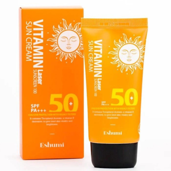 Солнцезащитный крем с витаминами Eshumi Vitamin Laser SPF 50+ Солнцезащитный крем с витаминами Eshumi Vitamin Laser SPF 50+