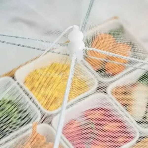 Сітка для захисту продуктів від комах 50х50см Парасолька кришка для захисту від мух Москітна сітка на стіл для їжі