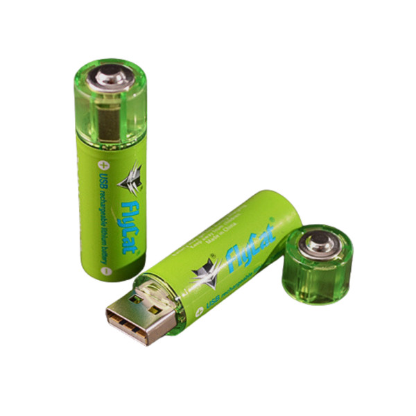 Аккумуляторные перезаряжаемые батарейки USB АА FluCat Пальчиковые аккумуляторы в кейсе 1500 mAh 2шт Аккумуляторные перезаряжаемые батарейки USB АА FluCat Пальчиковые аккумуляторы в кейсе 1500 mAh 2шт