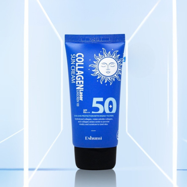 Солнцезащитный крем с коллагеном Eshumi Collagen Laser SPF 50+ Солнцезащитный крем с коллагеном Eshumi Collagen Laser SPF 50+