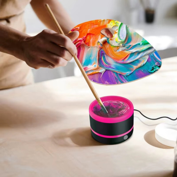 Очиститель для кисточек Машинка для чистки кистей для макияжа USB Мойка кистей для рисования