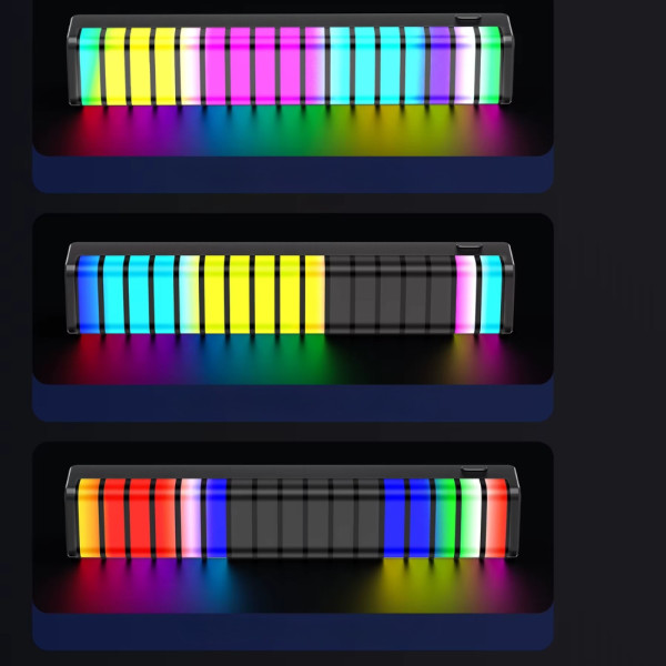 Ароматизатор в машину F1 Автомобильный ароматизатор с RGB подсветкой в виде ритма Освежитель с подсветкой