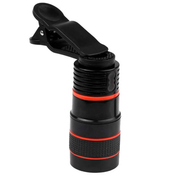Съёмный объектив телескоп 8х для камеры мобильного телефона Mobile Phone Telescope линза с прищепкой