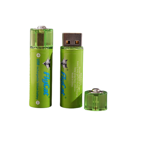 Аккумуляторные перезаряжаемые батарейки USB АА FluCat Пальчиковые аккумуляторы в кейсе 1500 mAh 2шт Аккумуляторные перезаряжаемые батарейки USB АА FluCat Пальчиковые аккумуляторы в кейсе 1500 mAh 2шт