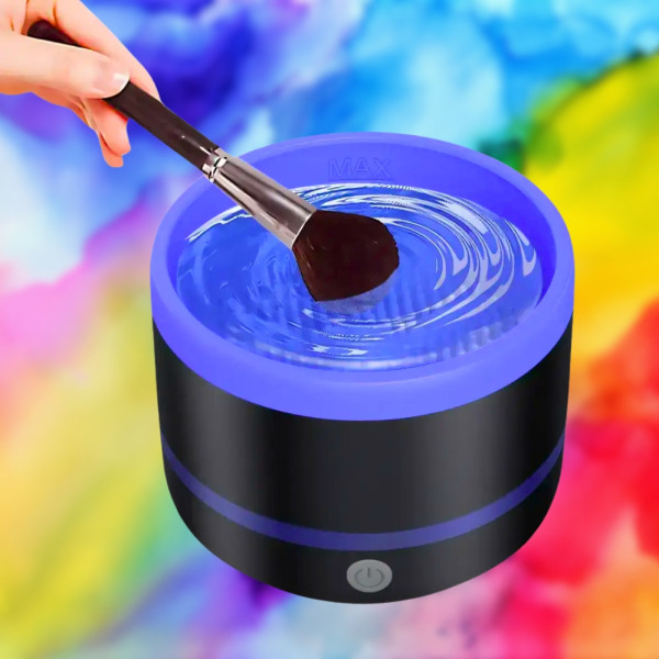 Очиститель для кисточек Машинка для чистки кистей для макияжа USB Мойка кистей для рисования