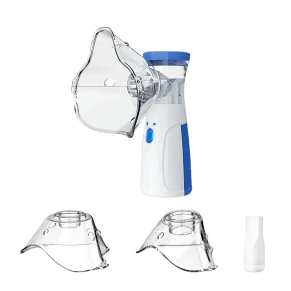 Портативный небулайзер с паром дымом на батарейках Mesh Nebulizer Ручной аккумуляторный ингалятор для семьи