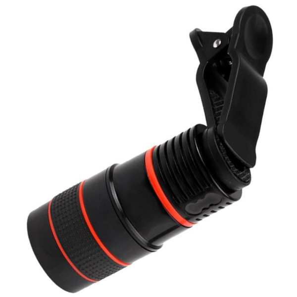 Съёмный объектив телескоп 8х для камеры мобильного телефона Mobile Phone Telescope линза с прищепкой