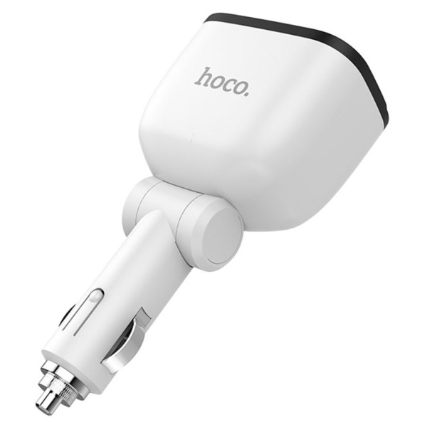 Автомобильное зарядное устройство Hoco Z28 Зарядка 2xUSB от прикуривателя с вольтметром Разветвитель в авто