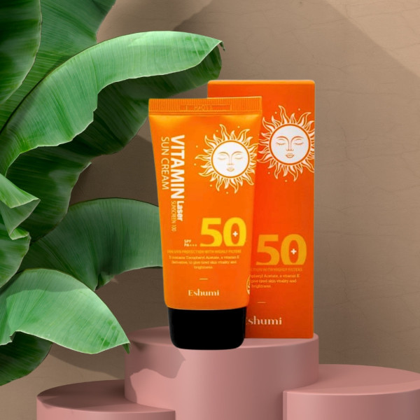 Солнцезащитный крем с витаминами Eshumi Vitamin Laser SPF 50+ Солнцезащитный крем с витаминами Eshumi Vitamin Laser SPF 50+
