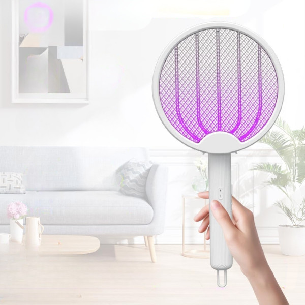 Электрическая мухобойка ракетка от насекомых Electric Mosquito Swatter Аккумуляторная антимоскитная лампа от комаров и мух