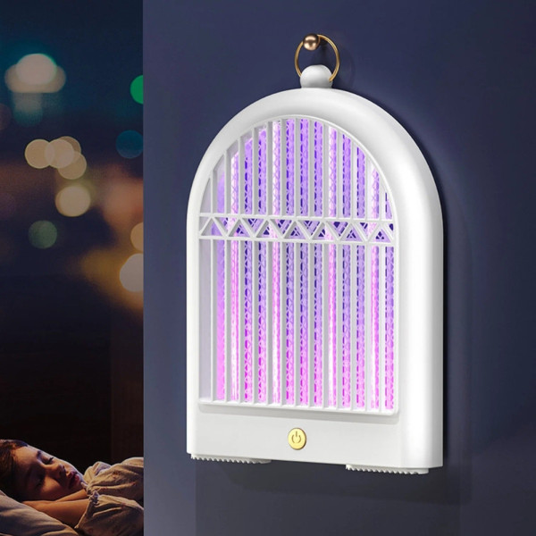 Антимоскитная электрическая лампа Electric Shock Mosquito Lamp Аккумуляторная лампа ловушка для насекомых