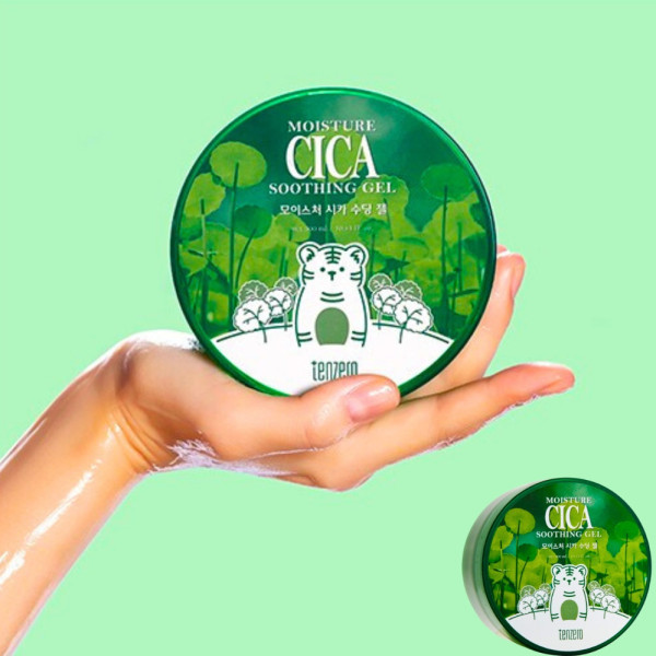 Универсальный гель Moisture Cica Soothing Gel для лица и тела с экстрактом центеллы 300 мл