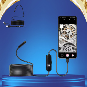 Камера ендоскоп 7мм з кабелем 2м Type C USB для смартфона та комп'ютера портативна з підсвічуванням