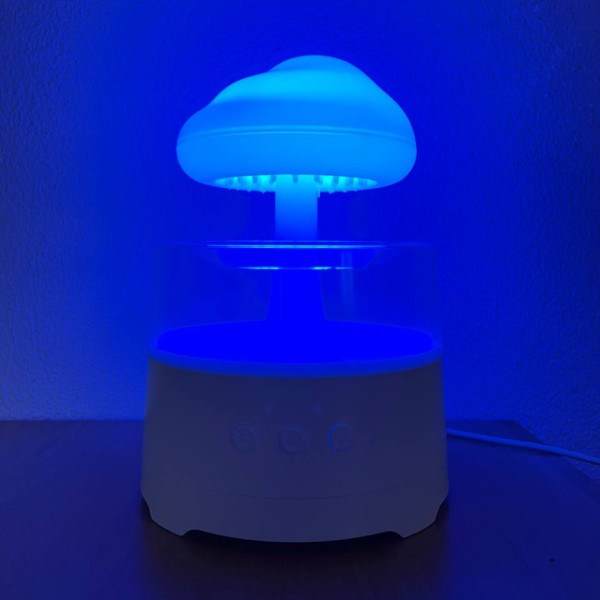 Увлажнитель воздуха Гриб с эфектом дождя Mushroom Ночник аромадиффузор с подсветкой