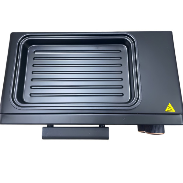 Электрическая духовка 2в1 HM-748 Hoffmans Electronics мини электропечь гриль настольная 800W с таймером для дома