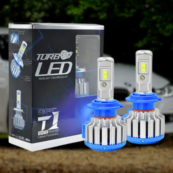 Светодиодные автомобильные LED лампы для фар H11 TurboLed T1 Комплект автоламп 2 шт