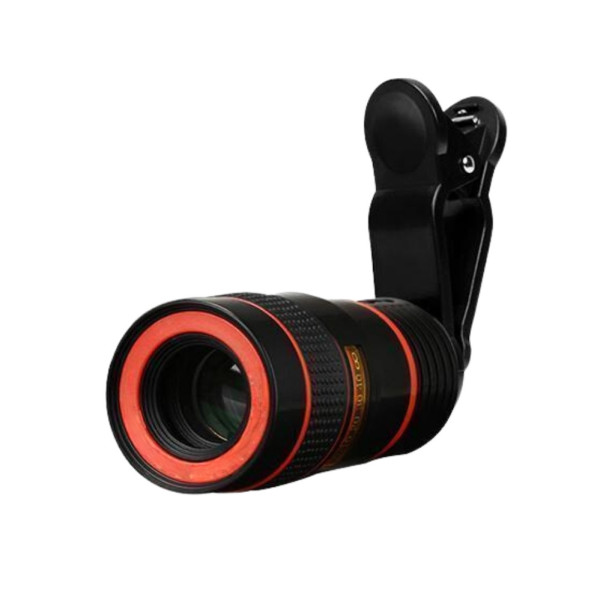 Съёмный объектив телескоп 8х для камеры мобильного телефона Mobile Phone Telescope линза с прищепкой