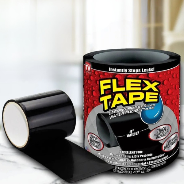 Сверхпрочная клейкая водонепроницаемая изоляционная лента Flex Tape 4