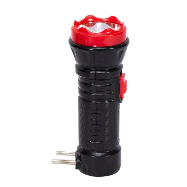 Ручной аккумуляторный фонарь с двумя режимами света Wimpex WX-2860 светодиодный фонарик с выдвижной вилкой Ручной аккумуляторный фонарь с двумя режимами света Wimpex WX-2860 светодиодный фонарик с выдвижной вилкой
