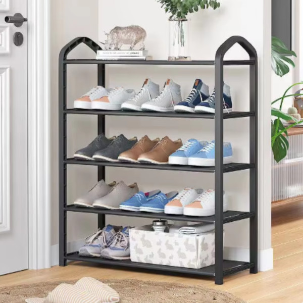 Органайзер полка для обуви компактная Shoe Rack 8814 Стеллаж для хранения на 5 ярусов 69х42х19