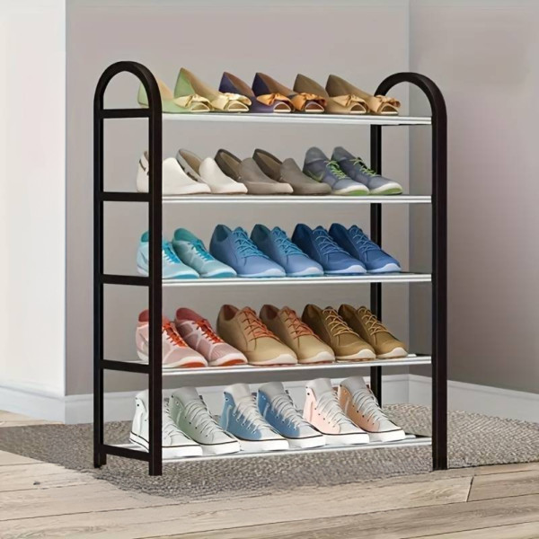 Полка стеллаж для хранения обуви в прихожую Shoe Rack 8807 Органайзер подставка на 5 ярусов 72х42х19