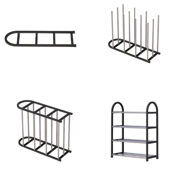 Органайзер полка для обуви компактная Shoe Rack 8814 Стеллаж для хранения на 5 ярусов 69х42х19
