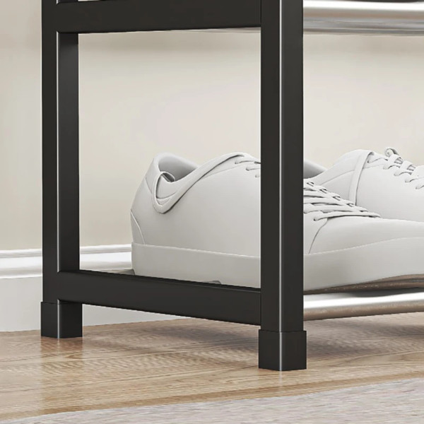 Органайзер полка для обуви компактная Shoe Rack 8814 Стеллаж для хранения на 5 ярусов 69х42х19