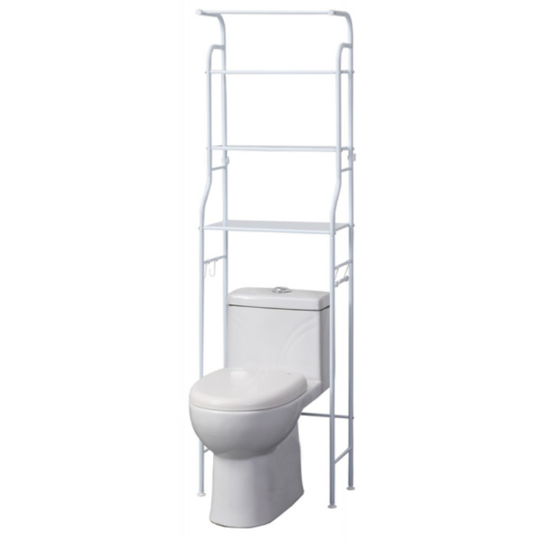 Металевий стелаж над пральною машиною Toilet Rack Полиця підлогова над унітазом Металевий стелаж над пральною машиною Toilet Rack Полиця підлогова над унітазом