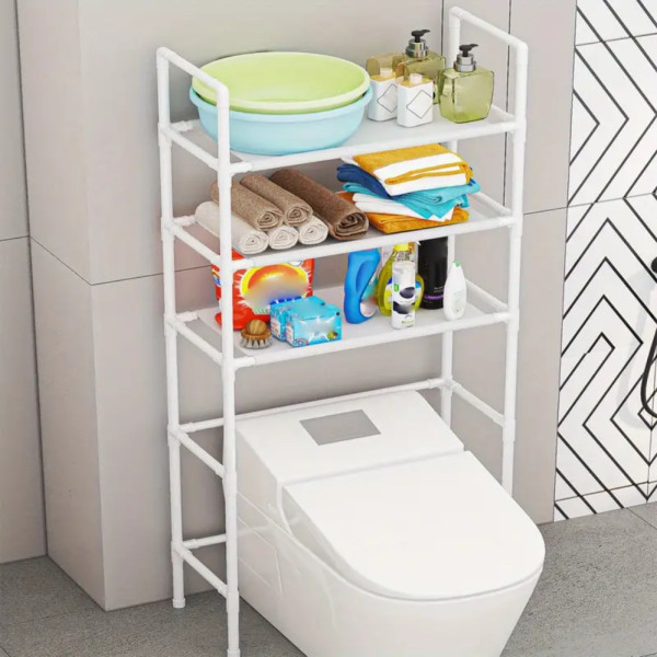 Металевий стелаж над унітазом Toilet Rack AY2035 Полиця органайзер підлогова для туалету 152х47х26смМеталевий стелаж над унітазом Металевий стелаж над унітазом Toilet Rack AY2035 Полиця органайзер підлогова для туалету 152х47х26смМеталевий стелаж над унітазом
