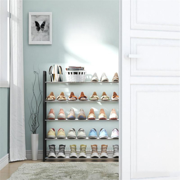 Органайзер полка для обуви компактная Shoe Rack 8814 Стеллаж для хранения на 5 ярусов 69х42х19