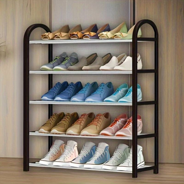 Полка стеллаж для хранения обуви в прихожую Shoe Rack 8807 Органайзер подставка на 5 ярусов 72х42х19