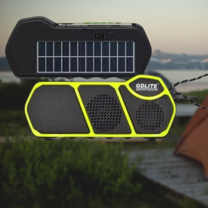 Портативная солнечная система с фонариком GD Lite11 Радиопремник аккумуляторный и Bluetooth колонка 4в1
