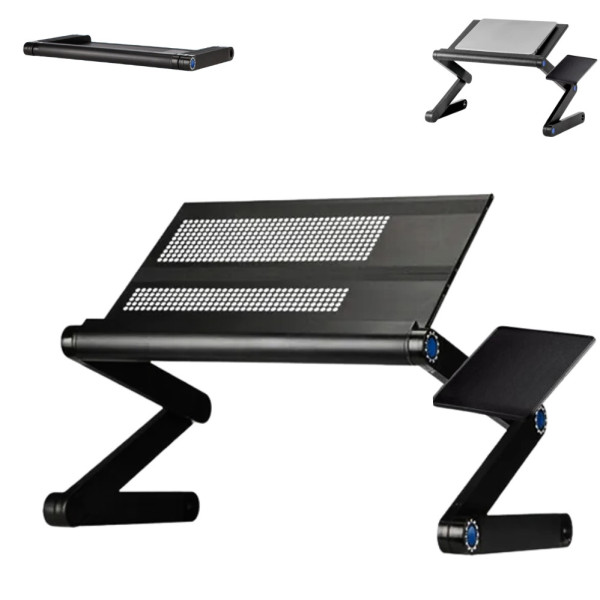 Столик трансформер для ноутбука многофункциональный Laptop Table Т9 Стол-подставка металлический складной Столик трансформер для ноутбука многофункциональный Laptop Table Т9 Стол-подставка металлический складной