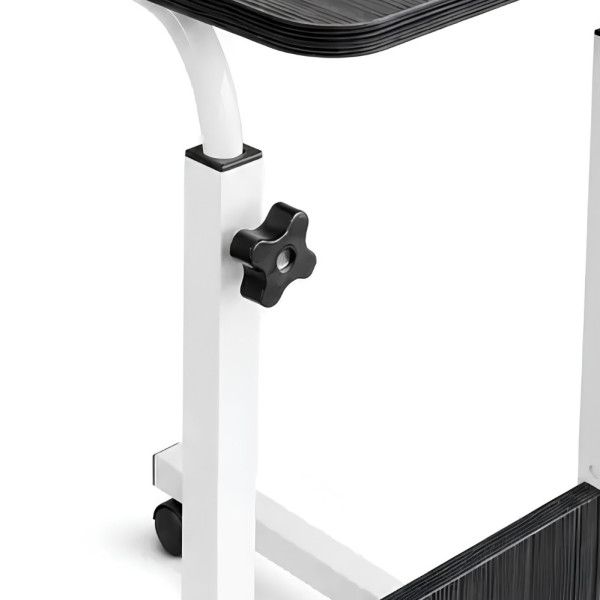 Журнальный столик на колесах с регулировкой высоты 60х40 см прикроватный стол для ноутбука Журнальный столик на колесах с регулировкой высоты 60х40 см прикроватный стол для ноутбука