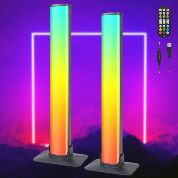 Светодиодные панели RGB Настольные светильники 10W с APP SMART и пультом Фоновый LED свет комплект 2 шт