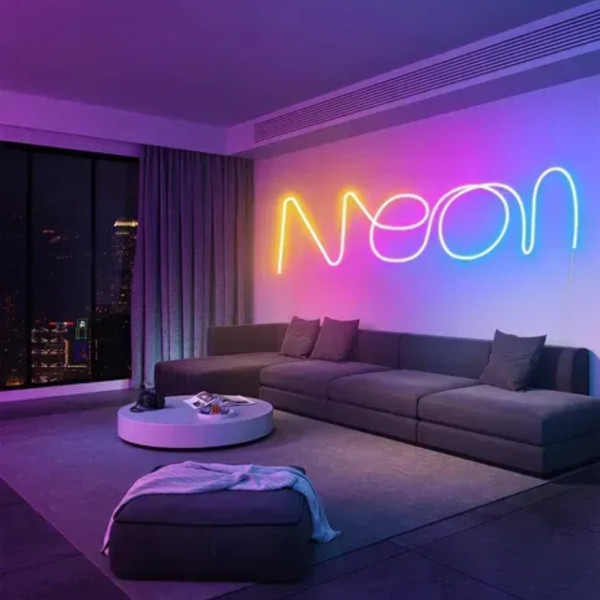 Светодиодная LED лента RGB 10 м Умная неоновая лента с синхронизацией музыки Гибкий неон
