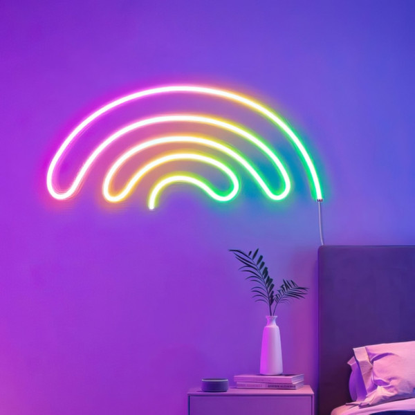 Светодиодная LED лента RGB 10 м Умная неоновая лента с синхронизацией музыки Гибкий неон