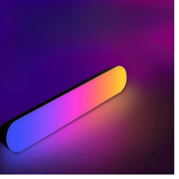 Світлодіодні RGB панелі Настільні світильники з APP SMART та пультом LT-22 Фонове LED світло комплект 2 шт Світлодіодні RGB панелі Настільні світильники з APP SMART та пультом LT-22 Фонове LED світло комплект 2 шт