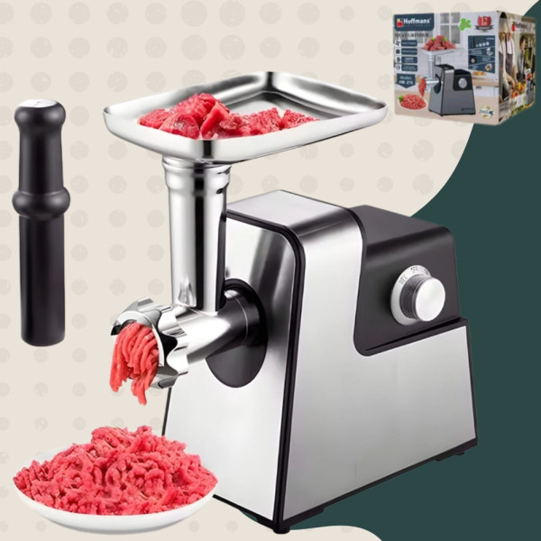 Мясорубка электрическая Hoffmans HM-276 с толкателем для мяса Электромясорубка 2000W Кухонная мясорубка для фарша