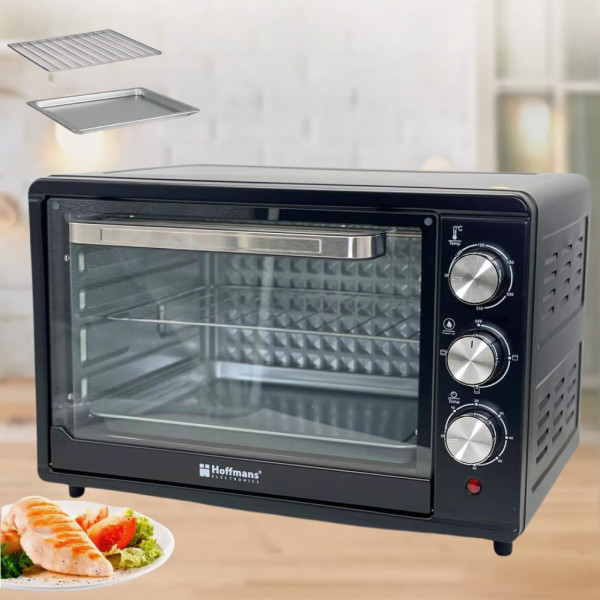 Электрическая духовка HM-751 Hoffmans Electronics электропечь настольная 2000W с таймером для дома
