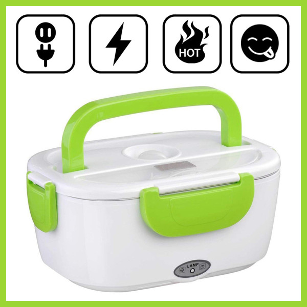 Ланч-бокс с подогревом от сети 220V Electric lunch box Контейнер для еды судок для обедов