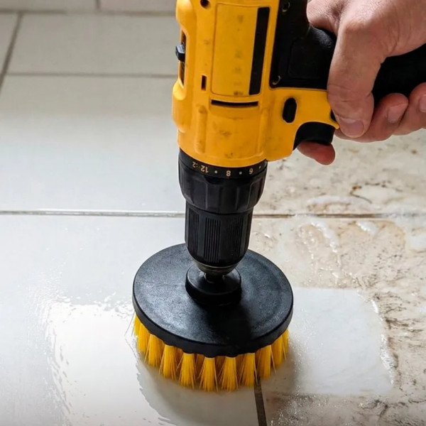 Набор щеток насадок на дрель Drill Brush Универсальный комплект щеток 5 шт для чистки и уборки авто и дома на шуруповерт