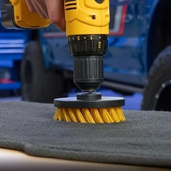 Набор щеток насадок на дрель Drill Brush Универсальный комплект щеток 5 шт для чистки и уборки авто и дома на шуруповерт