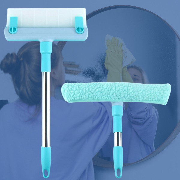 Набор щеток для мытья окон Multipurpose Squeegee Скребок щетка для мойки зеркал и стекла в комплекте 2 шт