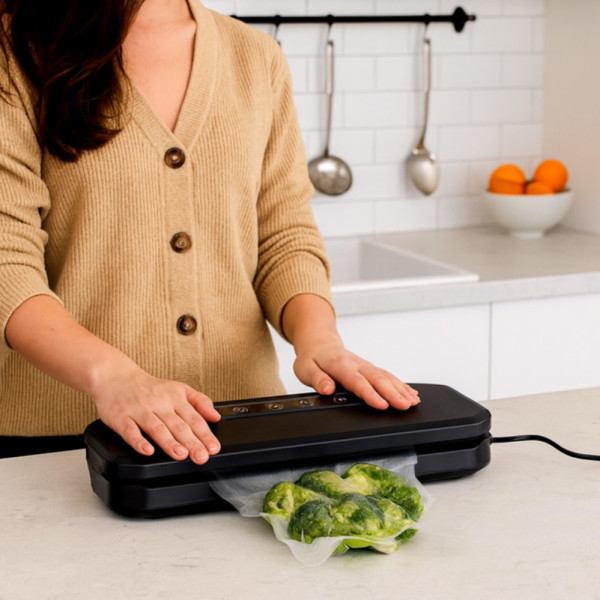 Вакууматор домашний упаковщик с пакетами автоматический Vacuum Sealer Вакуумный бытовой аппарат для упаковки продуктов для дома