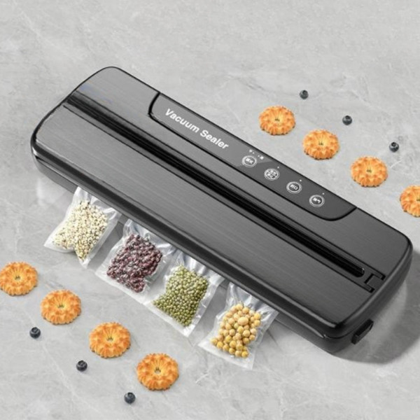 Вакуумный домашний упаковщик с пакетами автоматический Vacuum Sealer Вакууматор бытовой аппарат для упаковки продуктов