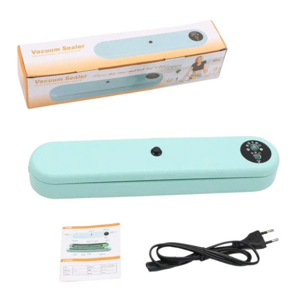 Бытовой вакууматор Vacuum Sealer автоматический аппарат для упаковки продуктов вакуумный упаковщик Бытовой вакууматор Vacuum Sealer автоматический аппарат для упаковки продуктов вакуумный упаковщик
