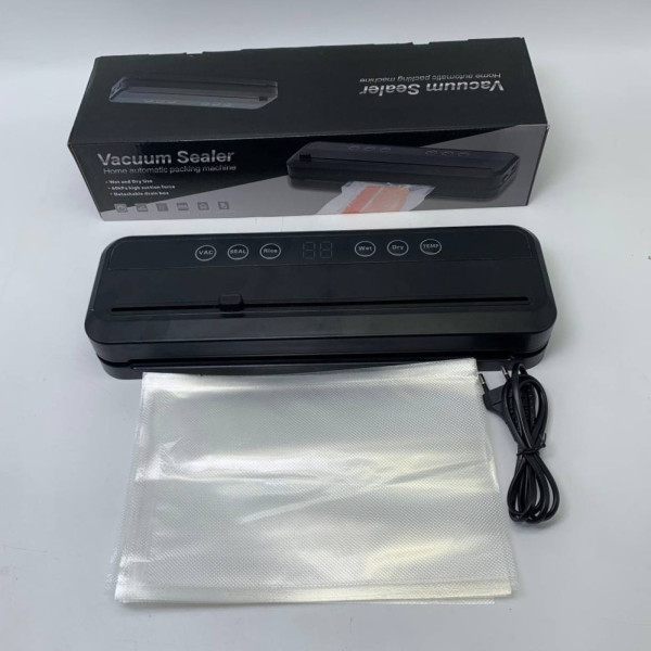 Вакууматор домашний упаковщик с пакетами автоматический Vacuum Sealer Вакуумный бытовой аппарат для упаковки продуктов для дома