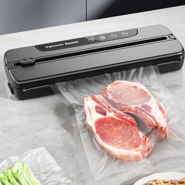 Вакуумный домашний упаковщик с пакетами автоматический Vacuum Sealer Вакууматор бытовой аппарат для упаковки продуктов
