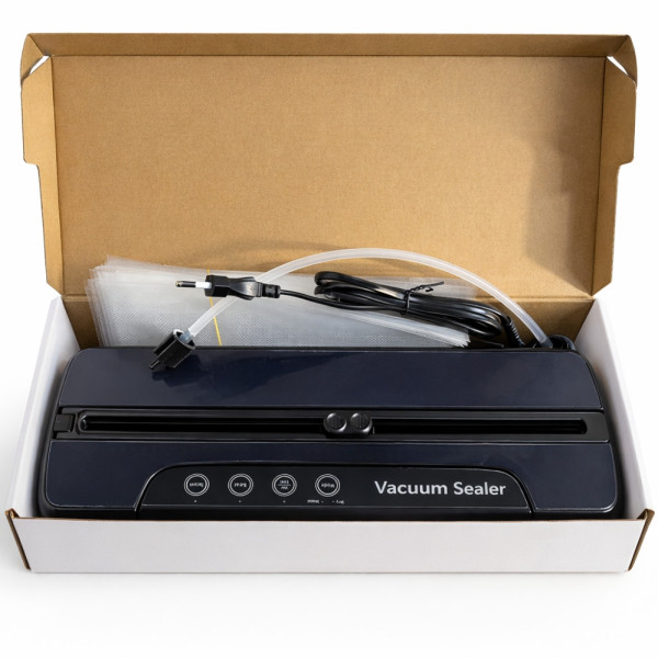 Вакуумный домашний упаковщик с пакетами автоматический Vacuum Sealer Вакууматор бытовой аппарат для упаковки продуктов